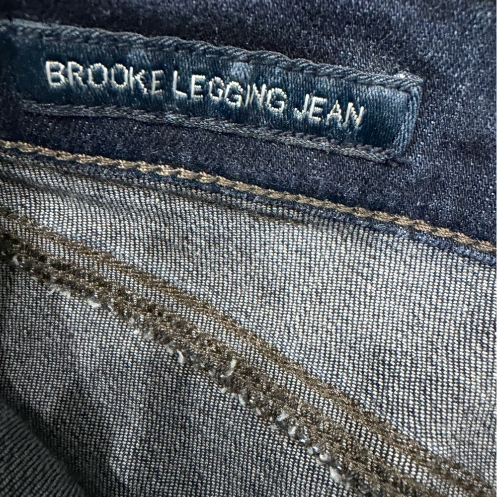 Lucky Brand Women's Deep Indigo Skinny Jeans Premium Denim Size 10 - Picture 9 of 10